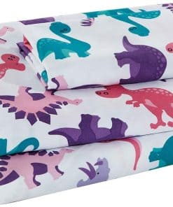 Juego de Sábanas de 4 Piezas Multicolor con Diseño de