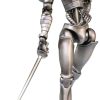 Estátua de Acción Super de Plata Silver Chariot de JoJo's