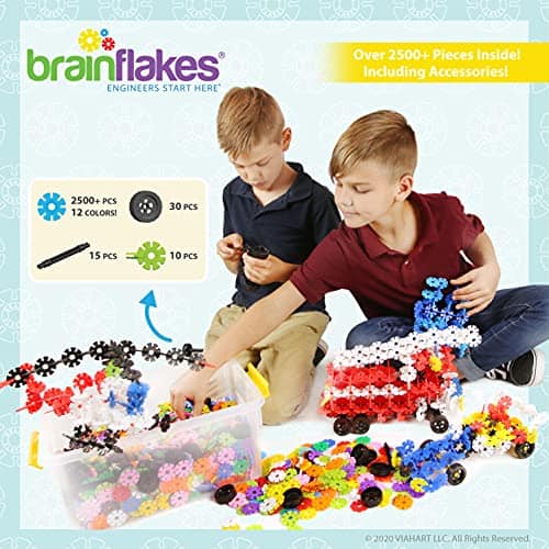 Kit de construcción VIAHART Brain Flakes de 2500 piezas - - Imagen 4