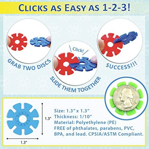 Kit de construcción VIAHART Brain Flakes de 2500 piezas - - Imagen 7