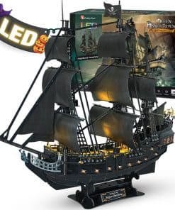 Rompecabezas 3D CubicFun para Adultos - Barco Pirata Led