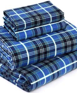 Juego de sábanas RUVANTI Flannel California King Size -