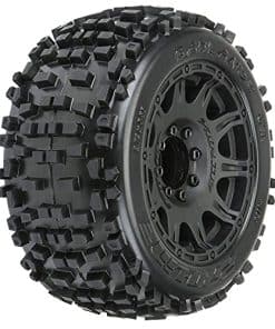 Llantas Pro-Line Racing Badlands 3.8 MTD Raid 8x32 Ruedas