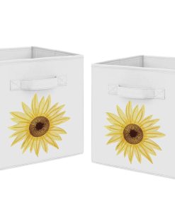 Sweet Jojo Designs Amarillo, Verde y Blanco Girasol Boho