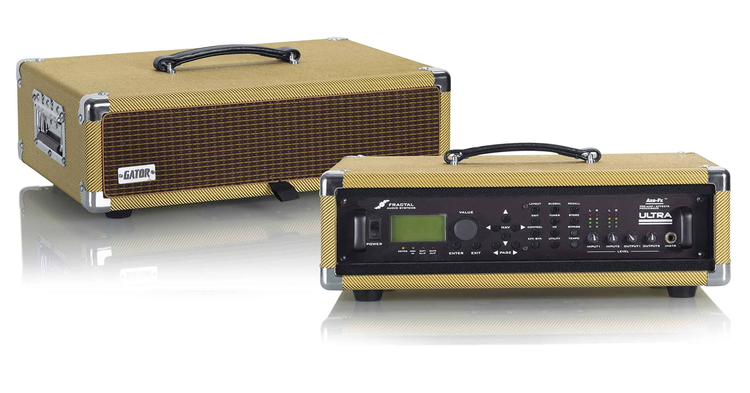 Estuche de rack de amplificador vintage Gator Cases Retro