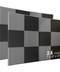 FOUCARSI 24 Pack Paneles de Espuma Acústica, Espuma