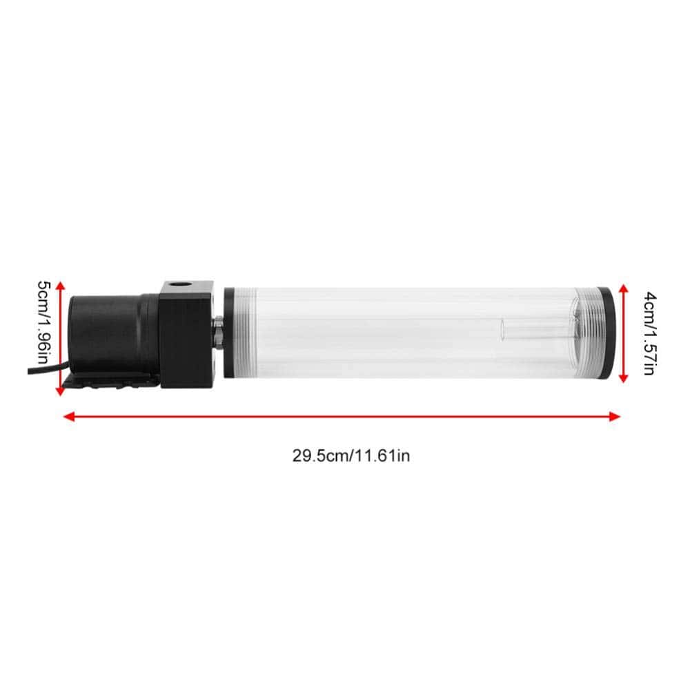 Diyeeni 19W 12v CPU Agua Enfriamiento Bomba Depósito DIY - Imagen 6