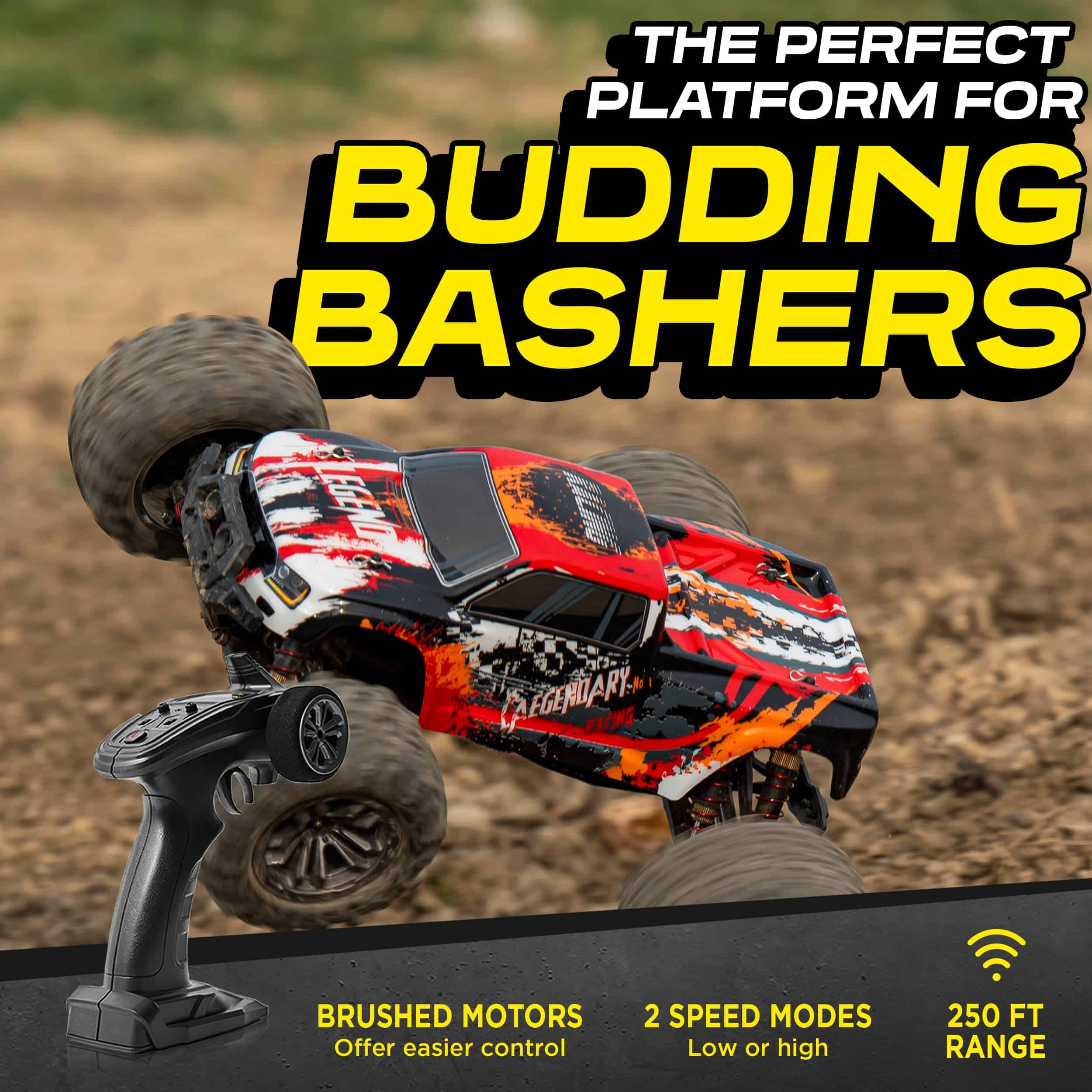 Cochecito RC todoterreno a escala 1:10 LALEGENDARY - Coche - Imagen 8