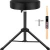 EASTROCK Drum Throne,Padded Drum Seat Drumming Stools with