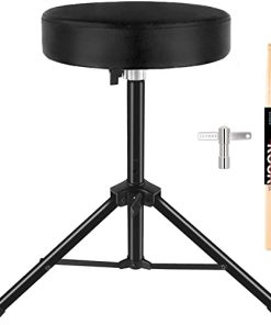 EASTROCK Drum Throne,Padded Drum Seat Drumming Stools with