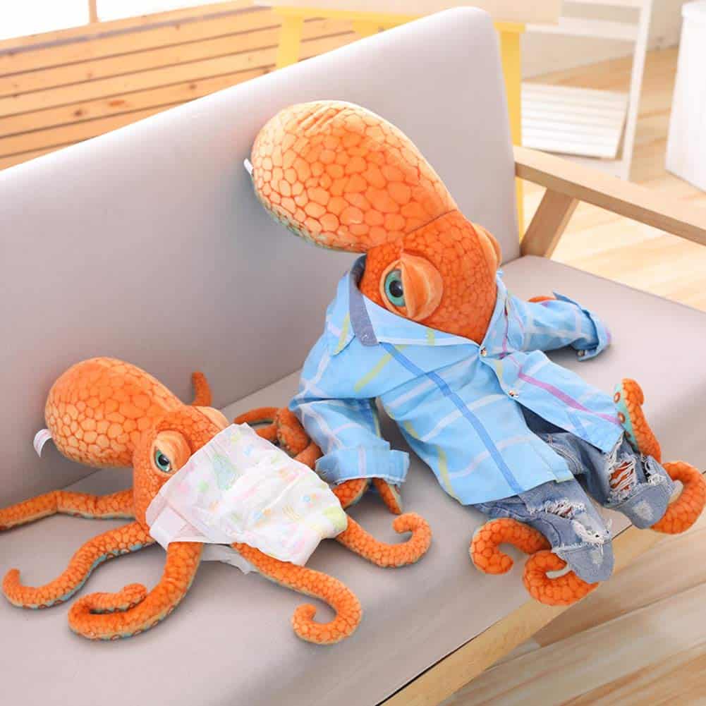 Peluche Realista de Pulpo, Regalo de Juguete de Animales - Imagen 5