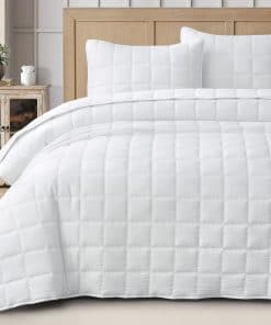 Chezmoi Collection Branson Juego de Colcha Tamaño Queen