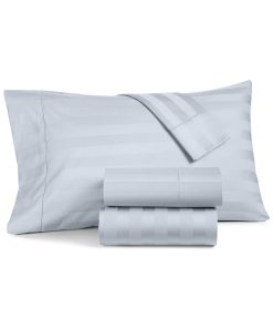 Juego de sábanas queen Charter Club Damask Stripe de 4