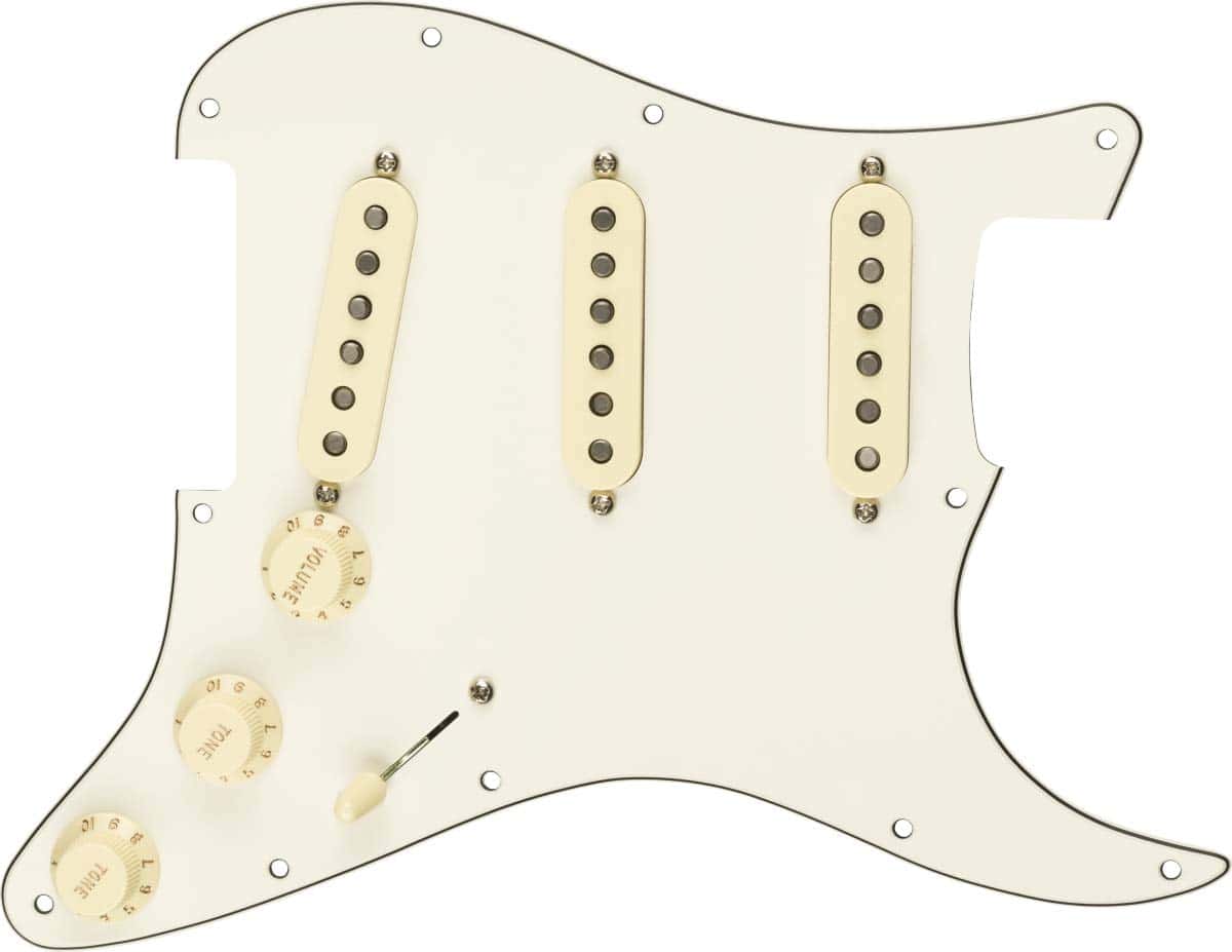 Pickguard Pre-Cableado Fender Strat, Original '57/'62 SSS