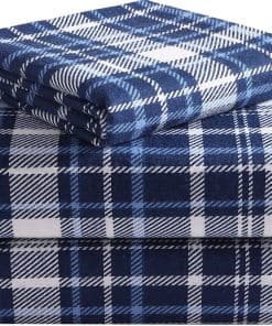 Juego de sábanas Highline Bedding Co. de franela para cama