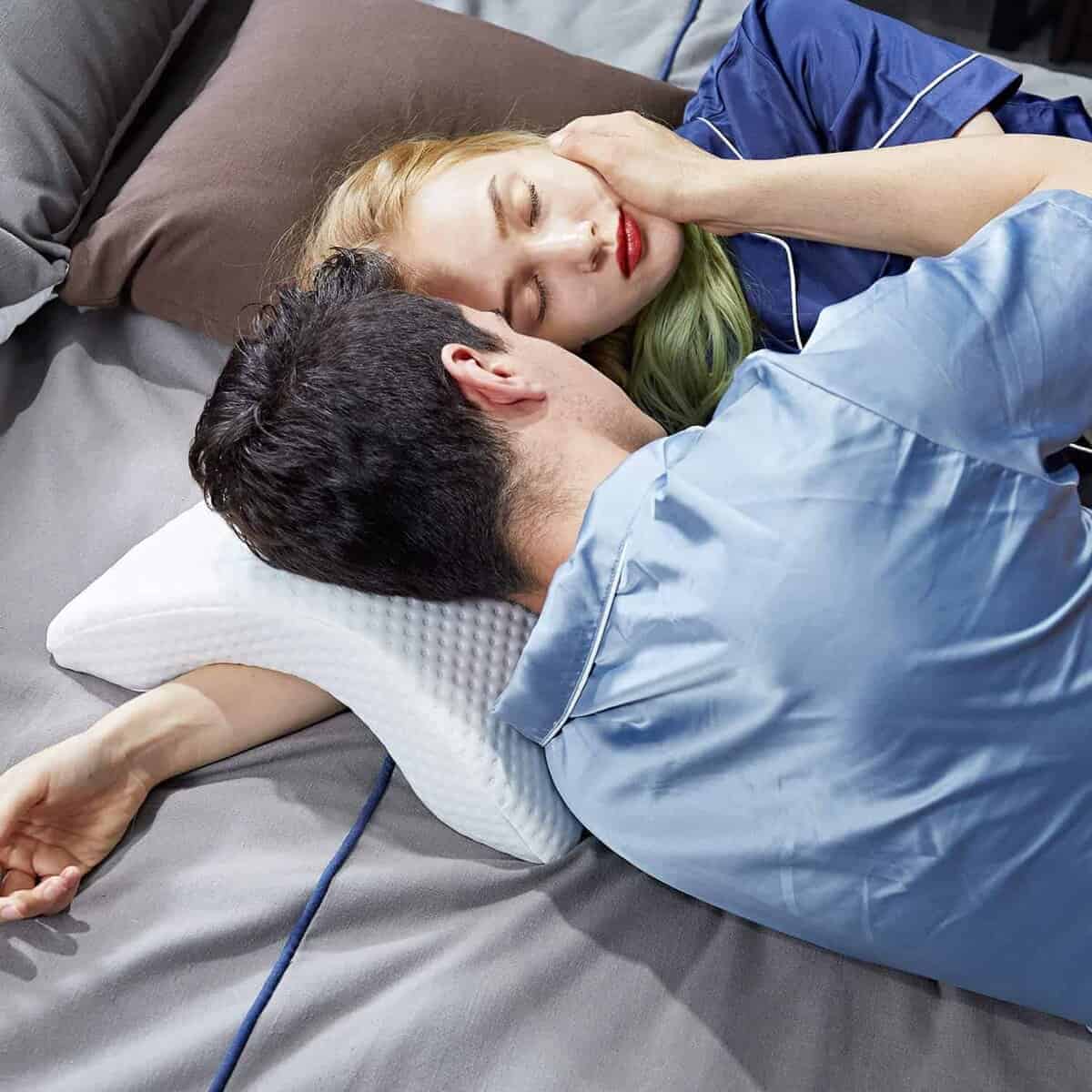 Cojín de pareja ALEVMOOM Cojín para Dormir Almohada para - Imagen 3