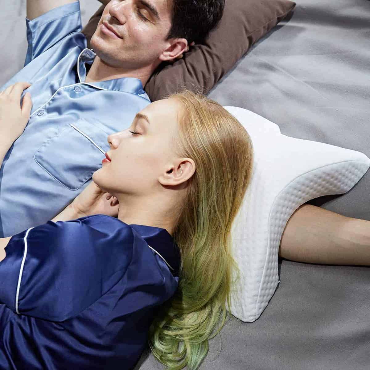 Cojín de pareja ALEVMOOM Cojín para Dormir Almohada para - Imagen 4