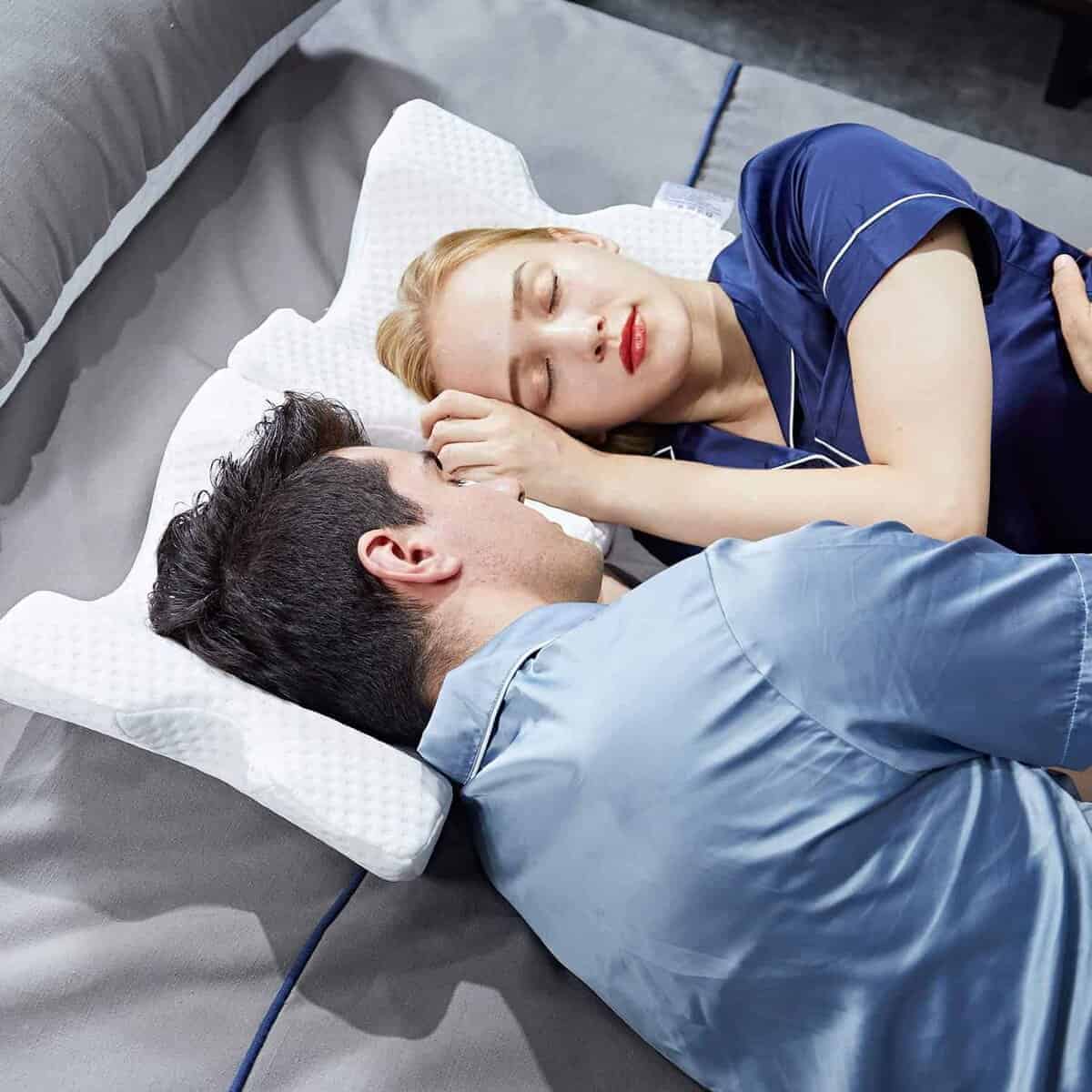 Cojín de pareja ALEVMOOM Cojín para Dormir Almohada para - Imagen 8