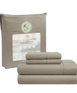 Juego de Sábanas Casa Platino de 1000 Hilos -Plata