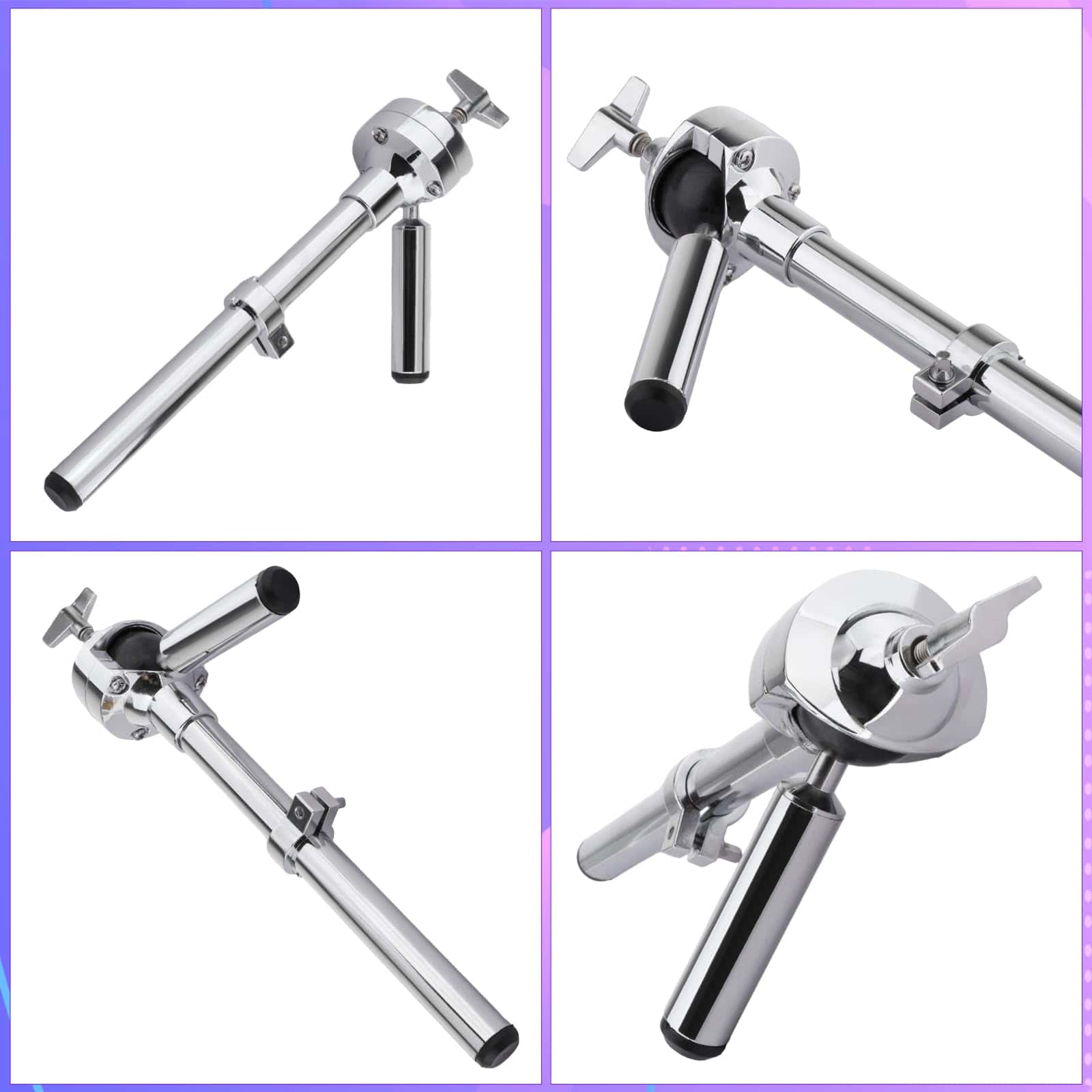 Soporte de pie para Tom Único de Soporte de Montaje de - Imagen 4