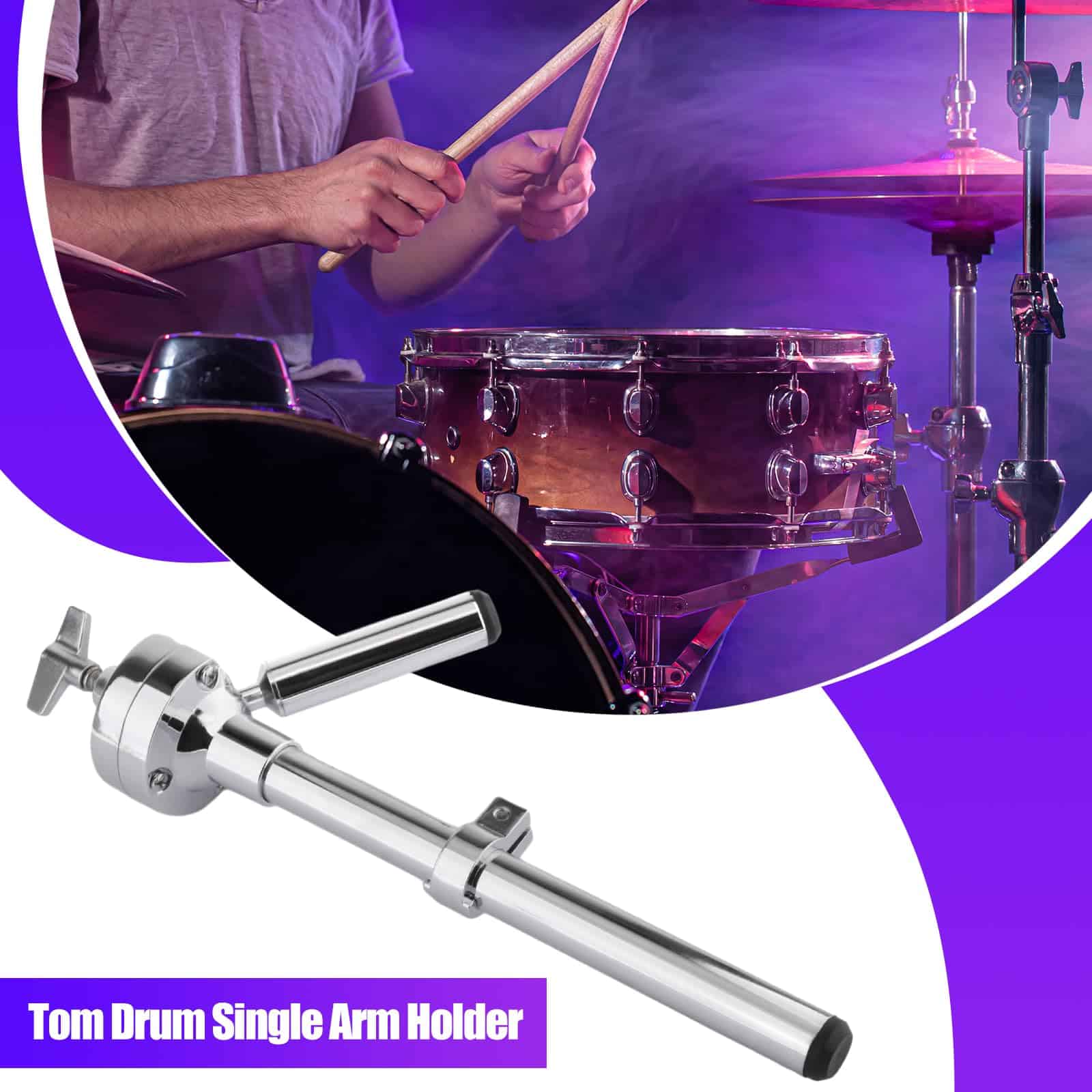 Soporte de pie para Tom Único de Soporte de Montaje de - Imagen 5