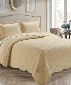 Juego de 3 Piezas de Colcha de Tamaño Extra Grande con