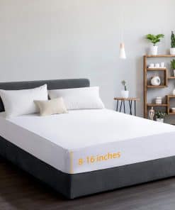 Sábana Ajustable de Lujo MILDLY para Cama King, Suave 100%