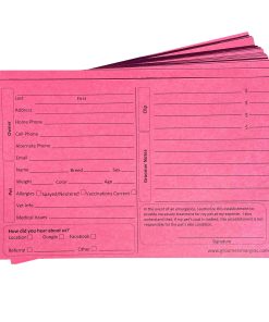 Tarjetas de Clientes para Cuidado de Mascotas, Perros,