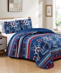 Better Home Style Set de 3 Piezas Estampado de Barcos