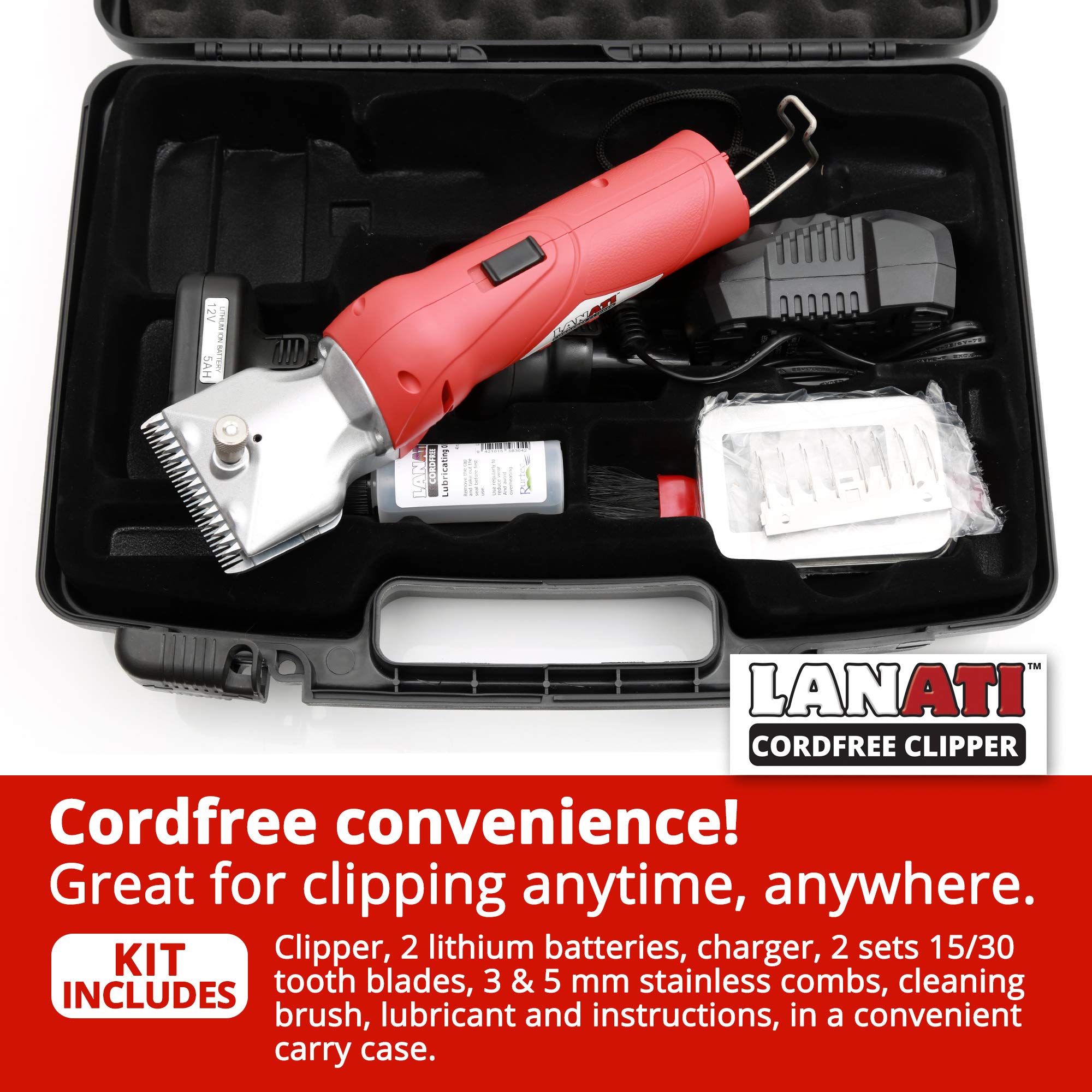 Cortadora LANATI sin Cable para Recorte/Aseo/Ajuste sin - Imagen 3