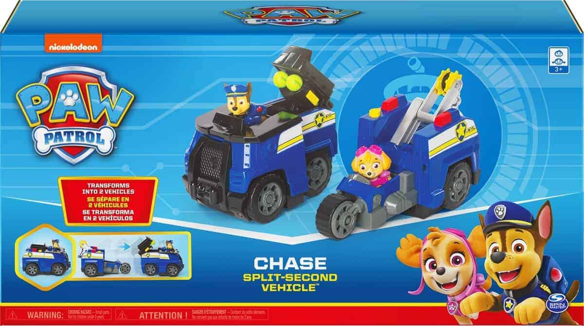 Paw Patrol, Chase Split-Second Vehículo Transformador de la - Imagen 3
