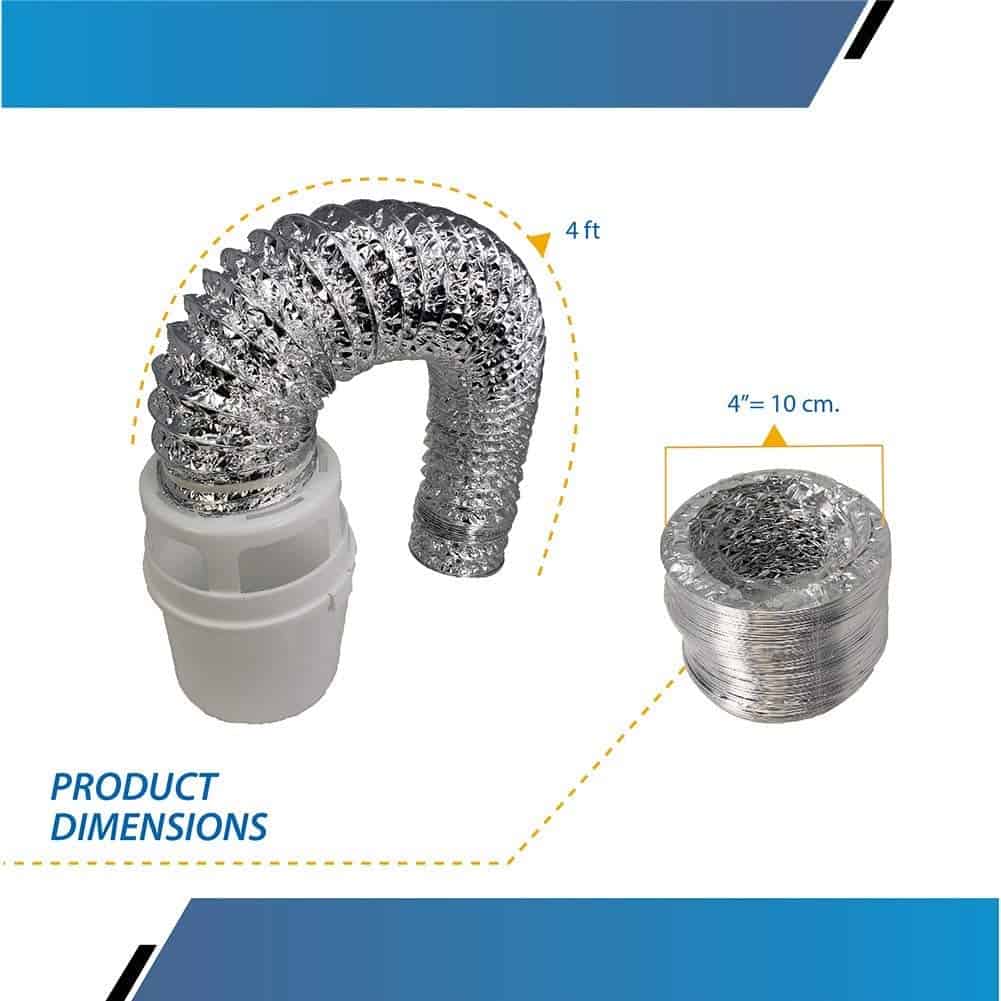 Kit de Ventilación Interior para Secadora con Cubo de - Imagen 6