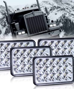 Faros LED BLIAUTO 4x6 pulgadas Aprobados por la DOT 4pcs