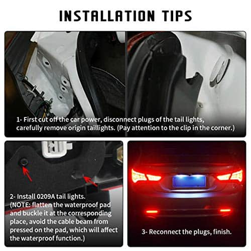 Faros traseros LED VLAND compatibles para Hyundai Sonata - Imagen 5