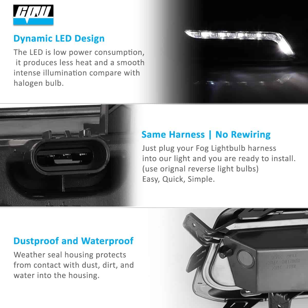 Luces antiniebla CPW compatibles con [2014 2015 2016 2017 - Imagen 3