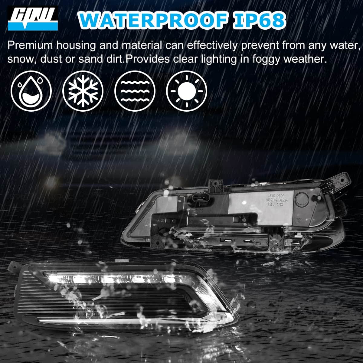 Luces antiniebla CPW compatibles con [2014 2015 2016 2017 - Imagen 4