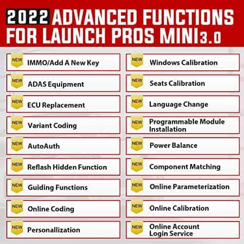 Escáner de diagnóstico bidireccional LAUNCH X431 Pros Mini - Imagen 3