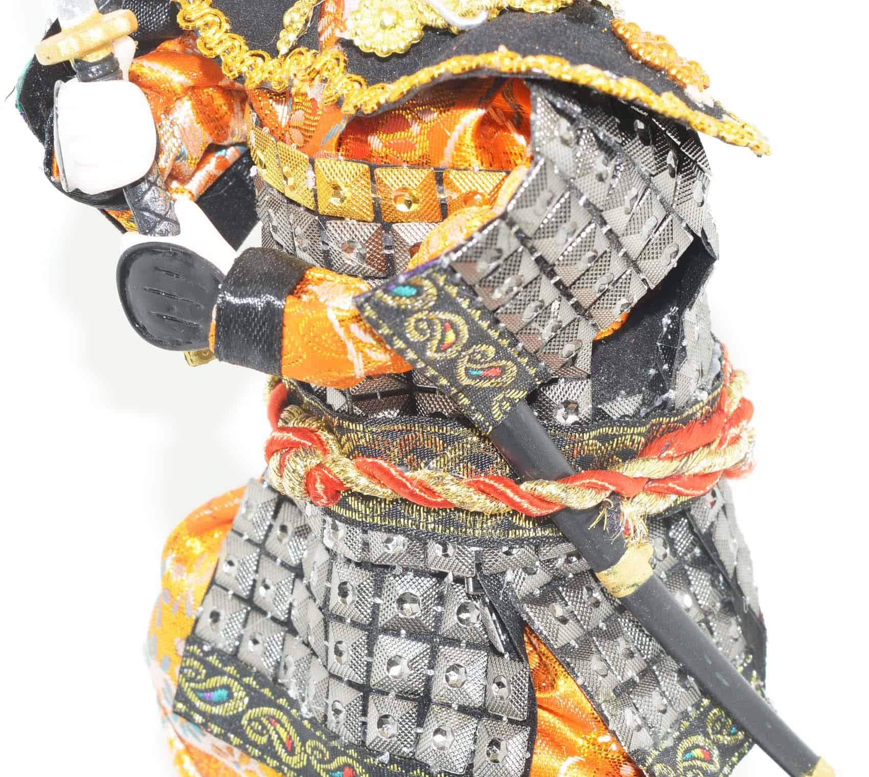 Muñeco de Guerrero Japonés, Samurai, 30cm/12 pulgadas, - Imagen 8