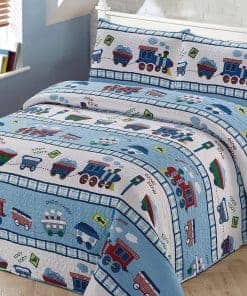 Juego de Colcha y Edredón de 3 piezas para Cama