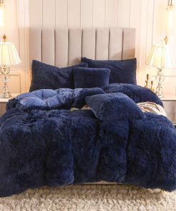 Uhamho Juego de Funda Nórdica de Piel Sintética