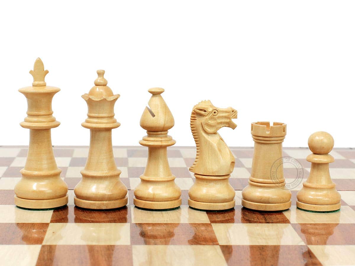 House of Chess - Juego de Ajedrez de Madera Golden Acacia - Imagen 4