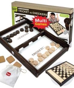 Tricket VS Checkers : Juegos de Mesa de Madera Multijugador
