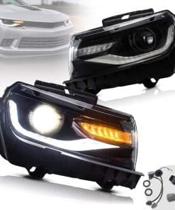 Faros LED del Proyector VLAND para Chevy Camaro 5ta