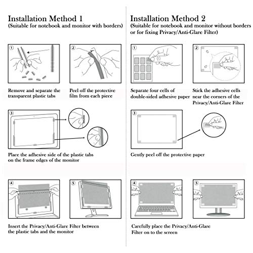 MAYAMANG Protector de Pantalla de Privacidad de 24" - Imagen 8
