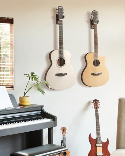 Paquete de 6 soportes de pared para guitarra Donner, color - Imagen 8