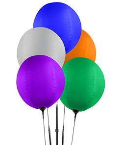 Kit de racimo de globos reutilizables con pica de tierra -