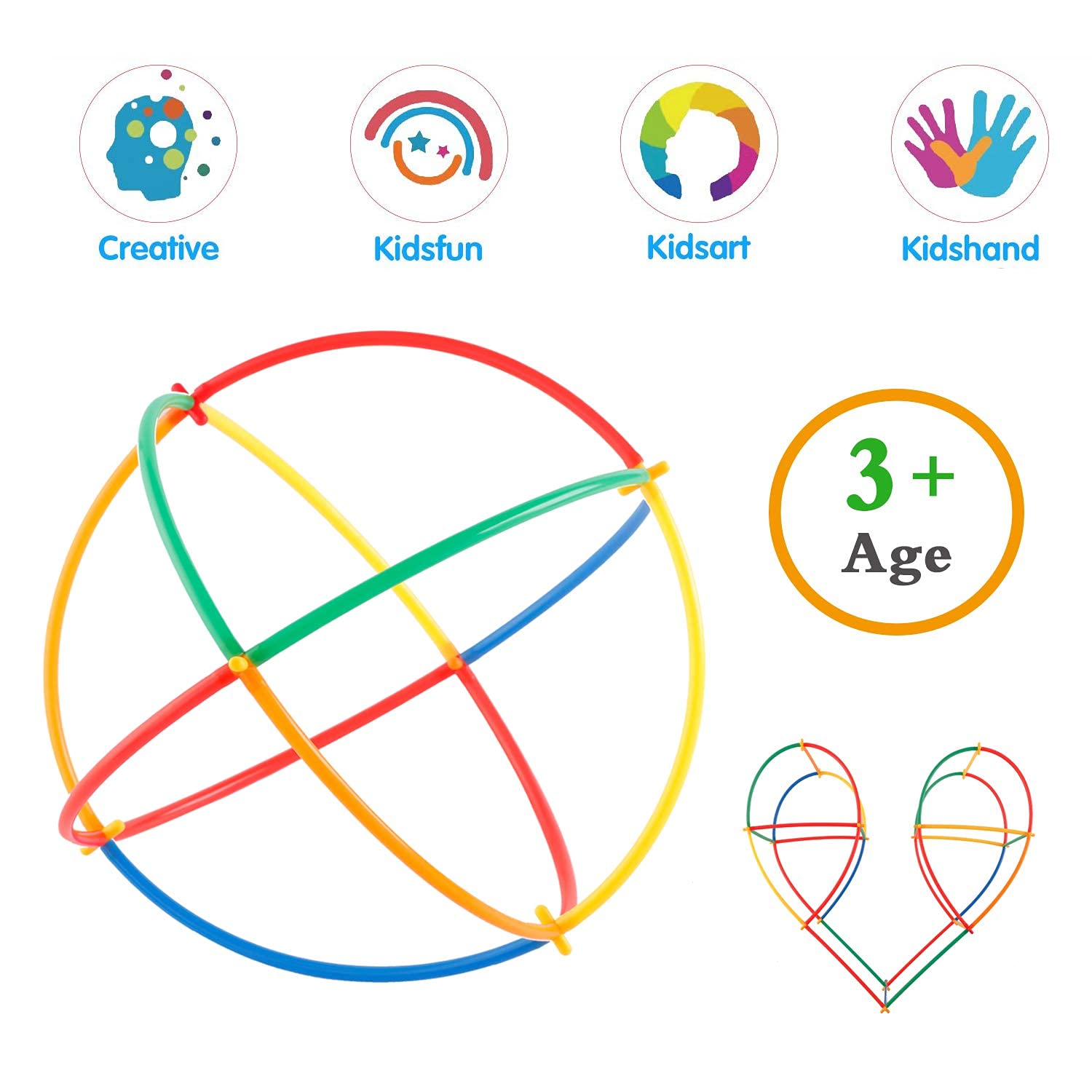 Juego de Construcción de Paja ZOZOPLAY de 800 Piezas - - Imagen 8