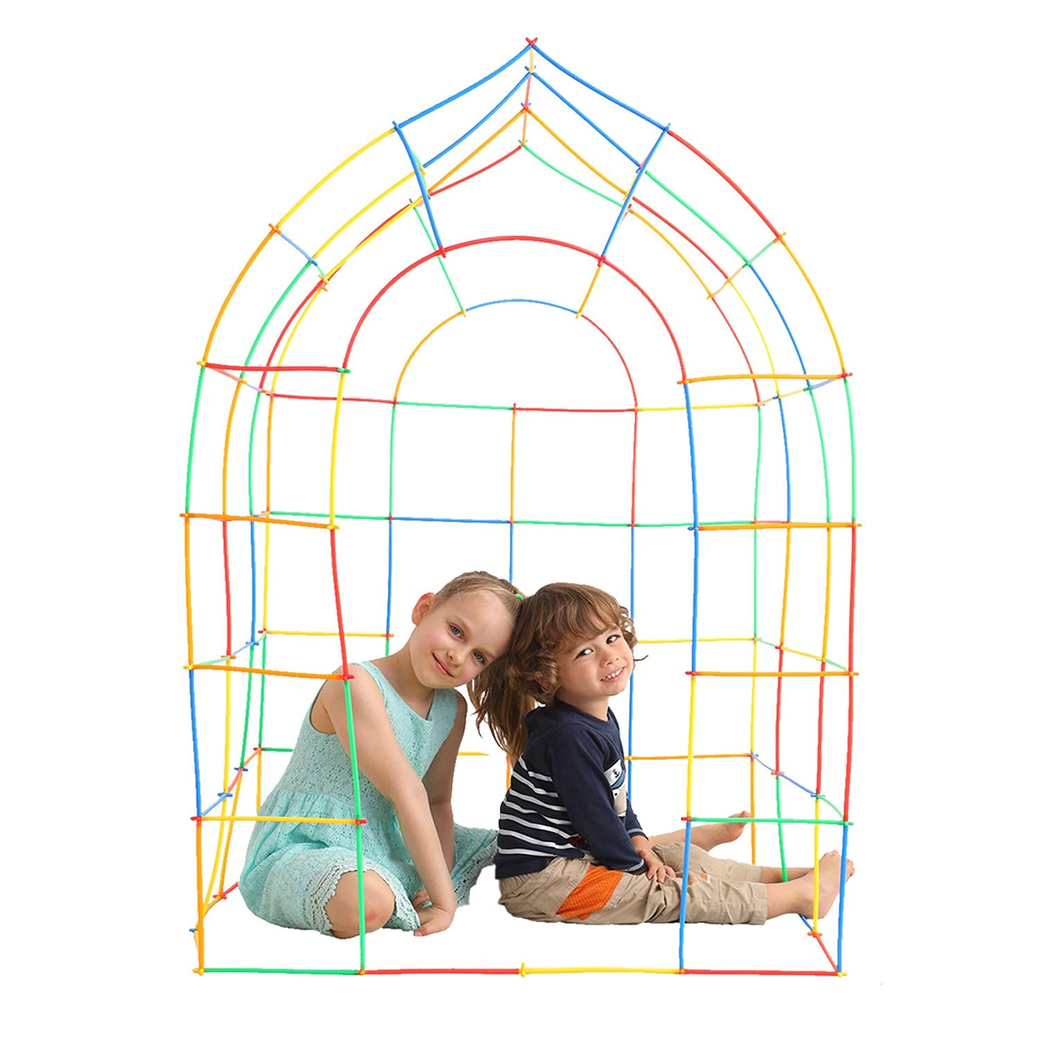 Juego de Construcción de Paja ZOZOPLAY de 800 Piezas - - Imagen 9