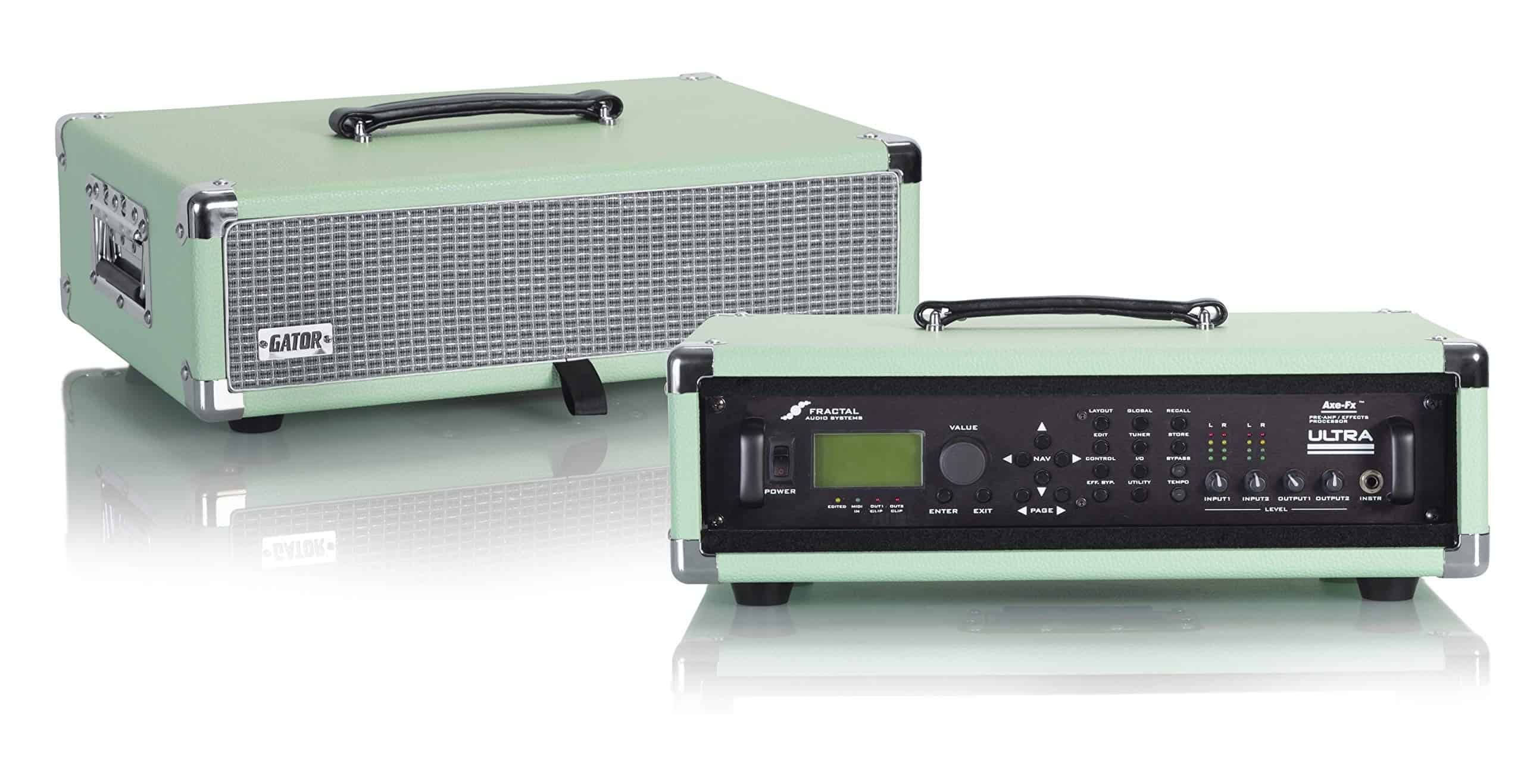 Estuche para rack de amplificador vintage de la serie retro