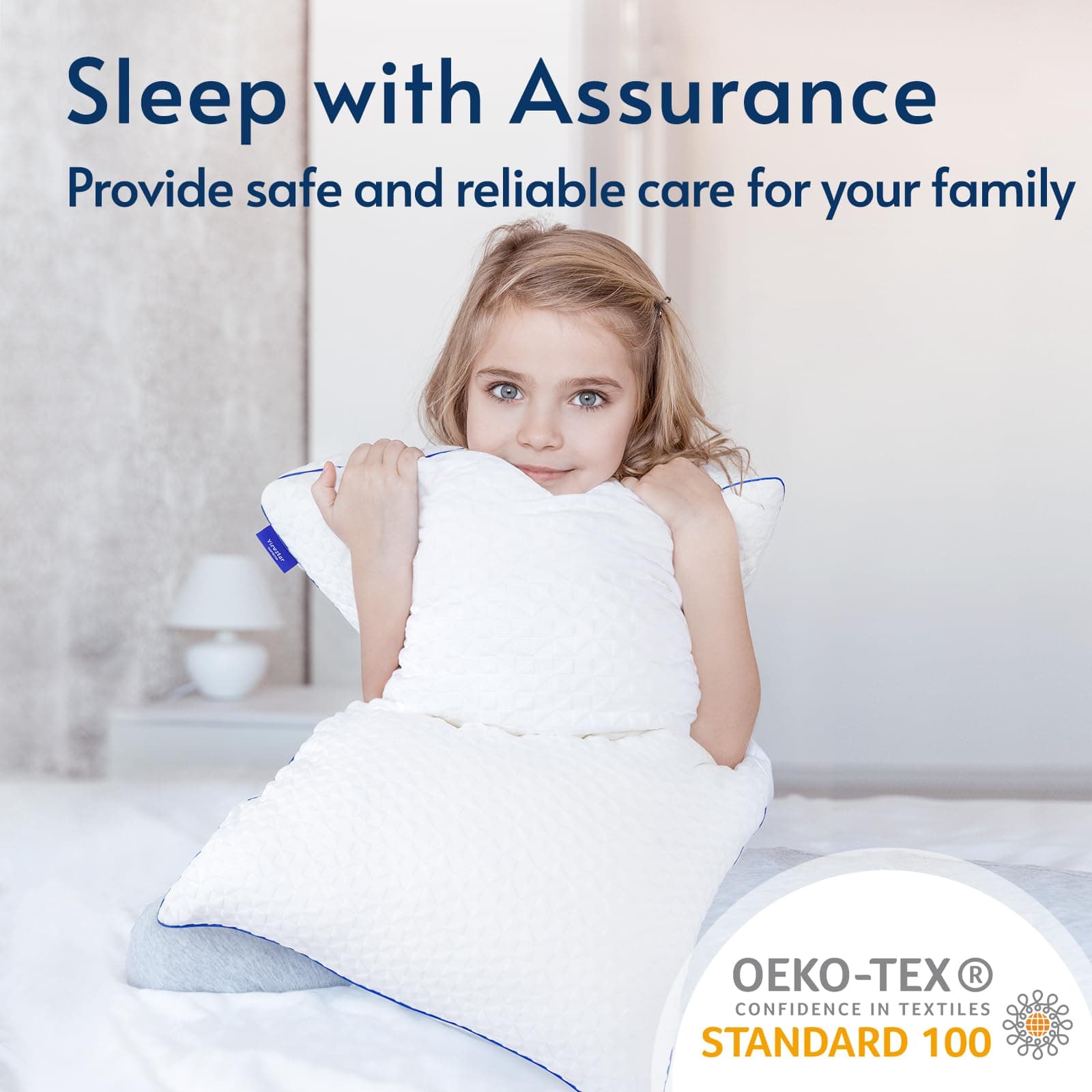 Set de 2 almohadas de espuma viscoelástica triturada - Imagen 9